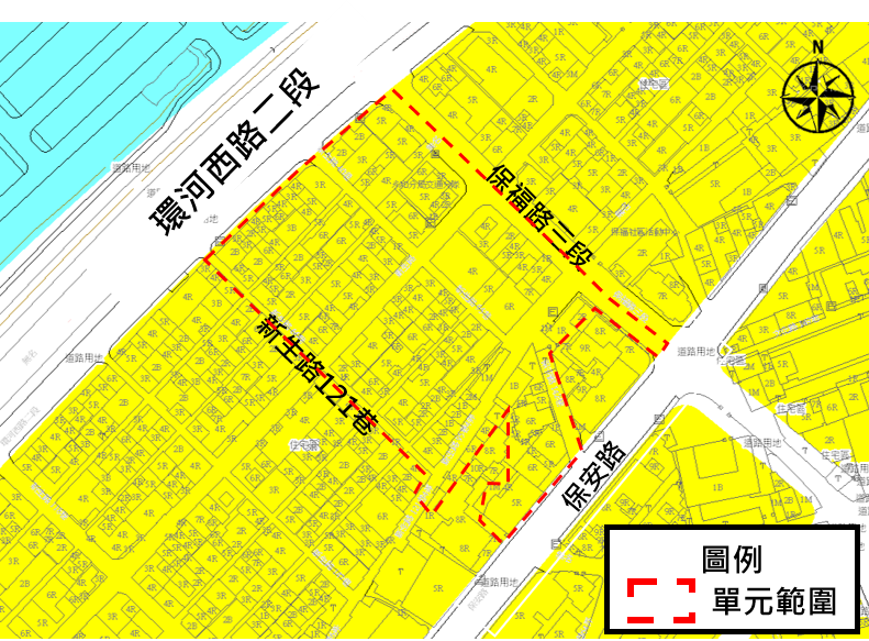 圖片說明-圖1永和大陳社區更新單元5-位置示意圖
